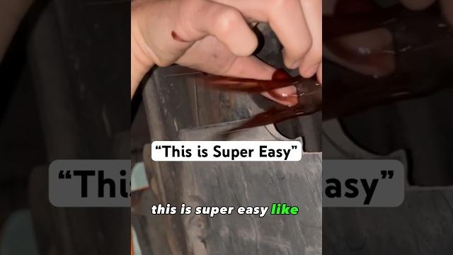 Teens thought oil change was easy Teens thought oil change was easy
