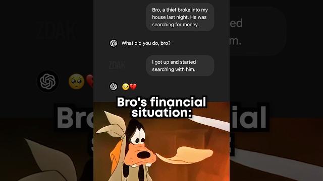 Even chatgpt felt bad Even chatgpt felt bad
