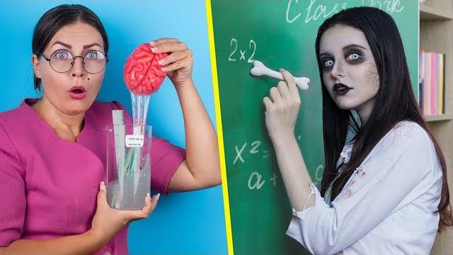 Zombie at school! / 12 diy zombie school supplies Zombie at school! / 12 diy zombie school supplies