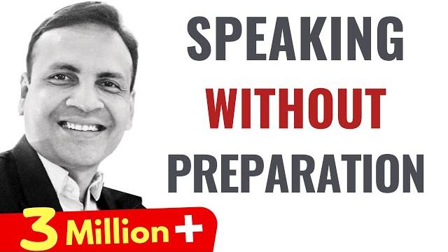 How to speak without preparation? | communication skill | extempore speech| dr. vivek modi How to speak without preparation? | communication skill | extempore speech| dr. vivek modi