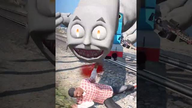 Scary train videos: bad thomas vs good thomas the train #shorts Scary train videos: bad thomas vs good thomas the train #shorts