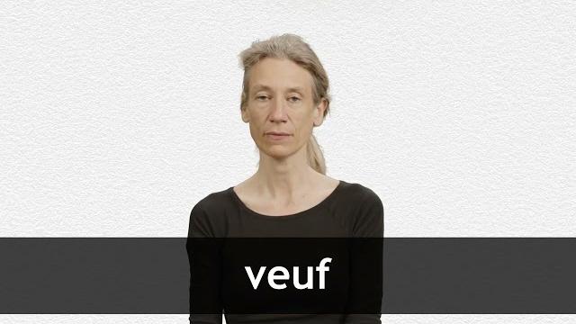How to pronounce veuf in french How to pronounce veuf in french