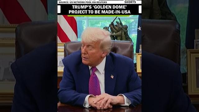 Big breaking! prez trump’s dream project ‘golden dome’ defense shield will be completely made in usa Big breaking! prez trump’s dream project ‘golden dome’ defense shield will be completely made in usa