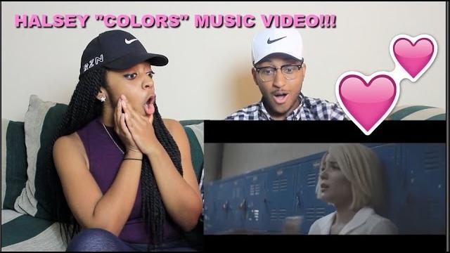 Couple reacts : halsey "colors" music video reaction!!! Couple reacts : halsey "colors" music video reaction!!!
