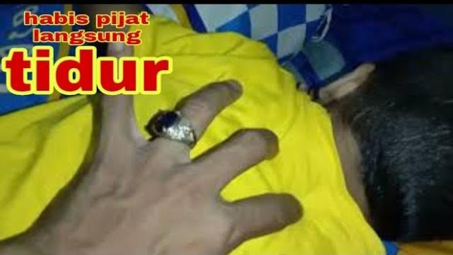 Habis pijat langsung tidur Habis pijat langsung tidur