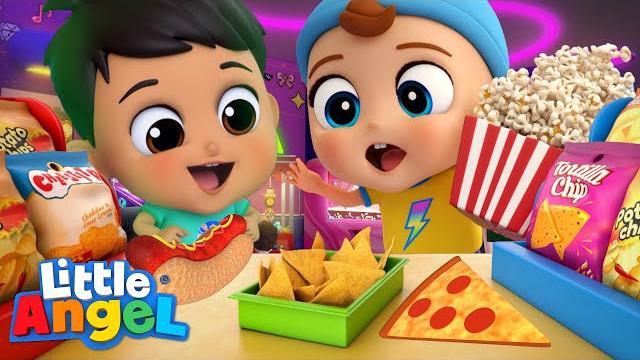 Snack time playdate at the movies with baby john | kids cartoons and nursery rhymes Snack time playdate at the movies with baby john | kids cartoons and nursery rhymes
