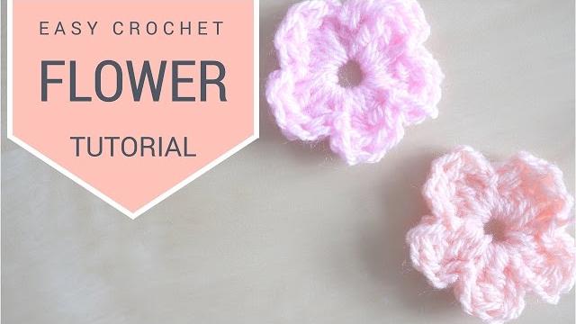 Crochet: simple flower tutorial | bella coco Crochet: simple flower tutorial | bella coco