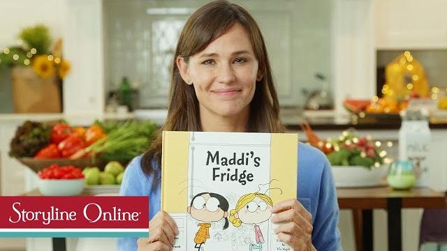 'maddi's fridge' read by jennifer garner 'maddi's fridge' read by jennifer garner