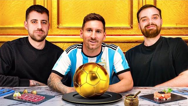 Probé el restaurante de messi con auronplay Probé el restaurante de messi con auronplay