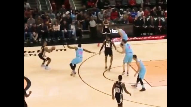 Trae young plays slip n slide with iggy Trae young plays slip n slide with iggy