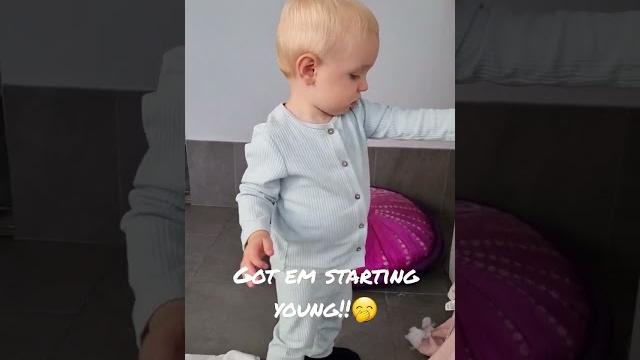 Starting young #cute #cutebaby #home #shorts #short #video #tiktok #viral #viralvideo #babyboy Starting young #cute #cutebaby #home #shorts #short #video #tiktok #viral #viralvideo #babyboy