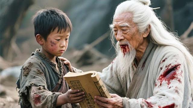 Kung fu movie! beggar boy saves white-haired old man, who teaches him invincible kung fu! Kung fu movie! beggar boy saves white-haired old man, who teaches him invincible kung fu!