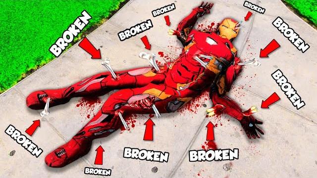 Breaking every bone as iron man in gta 5! (mods) Breaking every bone as iron man in gta 5! (mods)