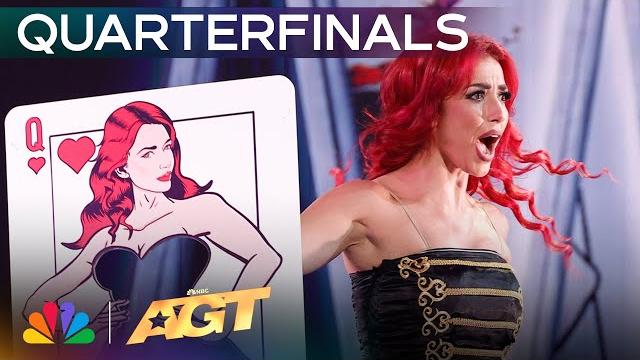 Magician solange kardinaly pushes the boundaries of quick change | quarterfinals | agt 2024 Magician solange kardinaly pushes the boundaries of quick change | quarterfinals | agt 2024