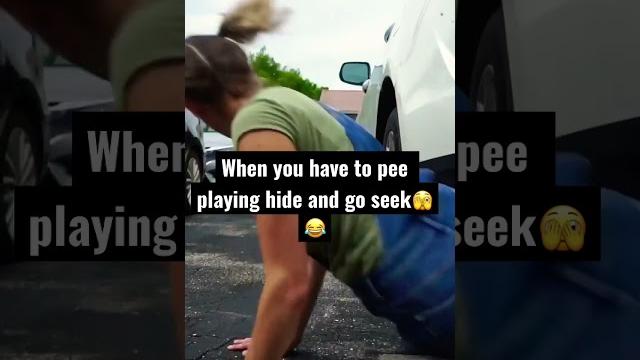 When you have to pee playing hide and go seek🫣 (tag a friend) #comedy #shorts #latino When you have to pee playing hide and go seek🫣 (tag a friend) #comedy #shorts #latino