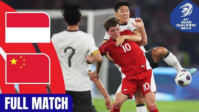 Indonesia vs. china pr | full match | afc asian qualifiers™ road to 26 Indonesia vs. china pr | full match | afc asian qualifiers™ road to 26