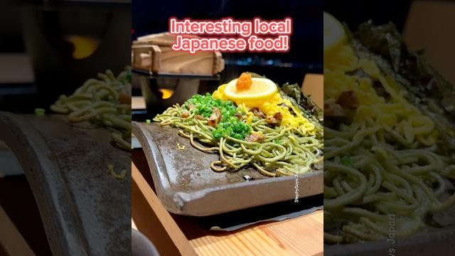 Roof tile yakisoba and blowfish Roof tile yakisoba and blowfish