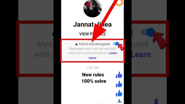Turn off end to end encrypted on messenger (r-2) #endtoend Turn off end to end encrypted on messenger (r-2) #endtoend