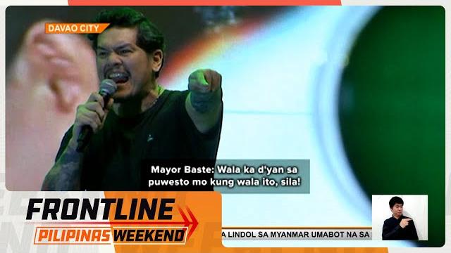 Mayor baste duterte, binanatan si pres. marcos sa birthday rally para kay ex-pres. duterte Mayor baste duterte, binanatan si pres. marcos sa birthday rally para kay ex-pres. duterte