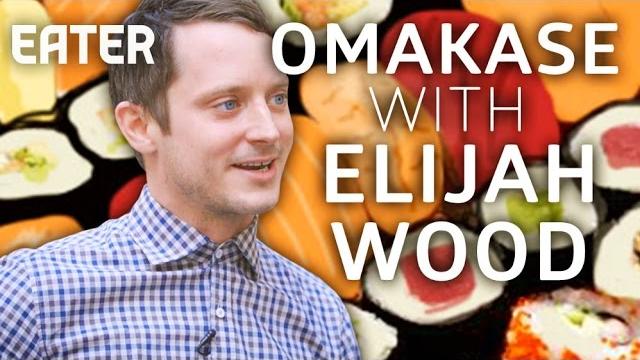Trying la’s most traditional sushi with elijah wood Trying la’s most traditional sushi with elijah wood
