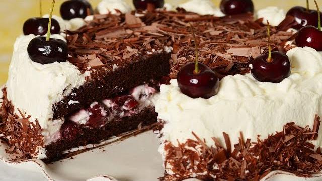Black forest cake recipe demonstration - joyofbaking.com Black forest cake recipe demonstration - joyofbaking.com