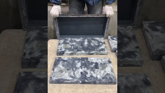 Technology "marble from concrete" - the basis of profitable production of paving slabs Technology "marble from concrete" - the basis of profitable production of paving slabs