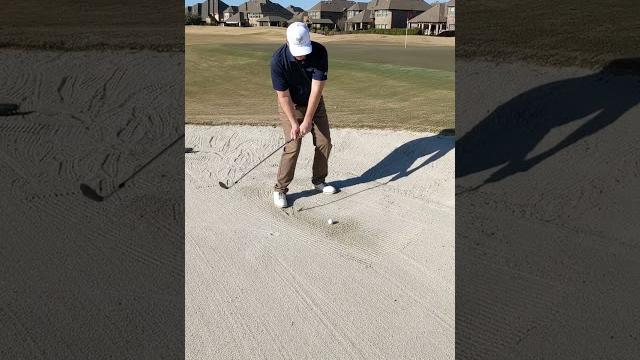 #1 tip for hitting out of a greenside bunker #1 tip for hitting out of a greenside bunker