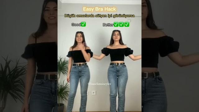Easy bra hack for off shoulder top!! #shorts #youtubeshorts #fashionhacks #fashion #hack #brahacks Easy bra hack for off shoulder top!! #shorts #youtubeshorts #fashionhacks #fashion #hack #brahacks