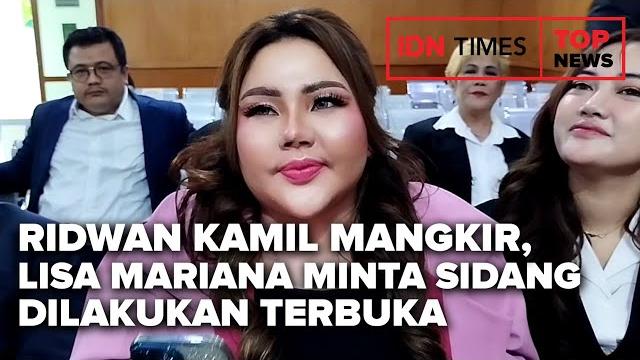 Top news of the day : ridwan kamil mangkir saat sidang, lisa mariana minta sidang dilakukan terbuka Top news of the day : ridwan kamil mangkir saat sidang, lisa mariana minta sidang dilakukan terbuka