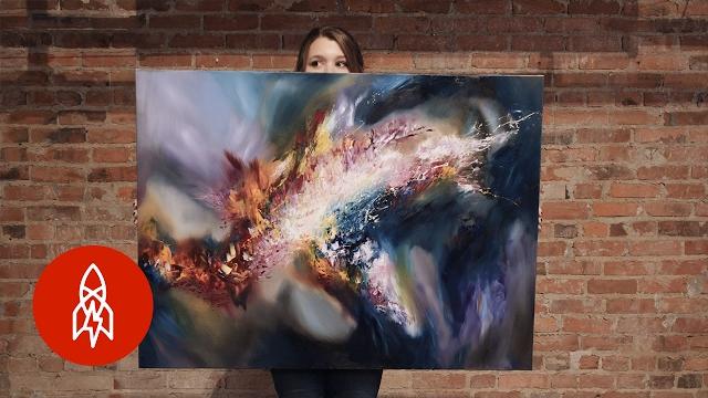The artist who paints what she hears The artist who paints what she hears