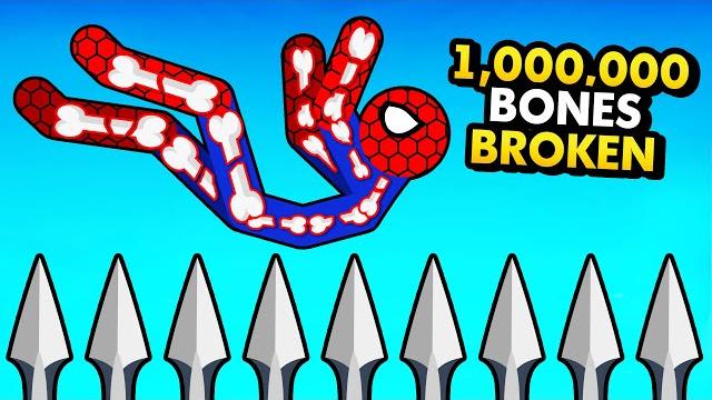 Breaking 1,000,000 spiderman bones (bad idea) Breaking 1,000,000 spiderman bones (bad idea)