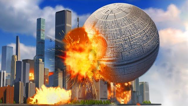 Realistic death star crashes teardown Realistic death star crashes teardown