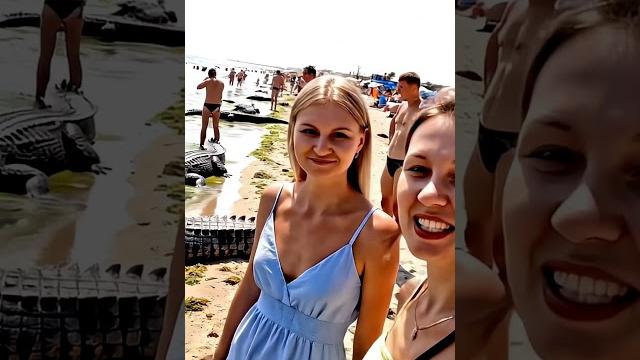 Анапа. туристы в шоке! крокодилы. часть 2 Анапа. туристы в шоке! крокодилы. часть 2