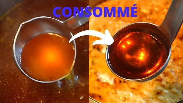 Consommé! how to clarify chicken stock! Consommé! how to clarify chicken stock!