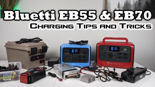 Bluetti eb55 & eb70 charging tips and tricks - faster charging without solar! eb55 400 watts input!? Bluetti eb55 & eb70 charging tips and tricks - faster charging without solar! eb55 400 watts input!?