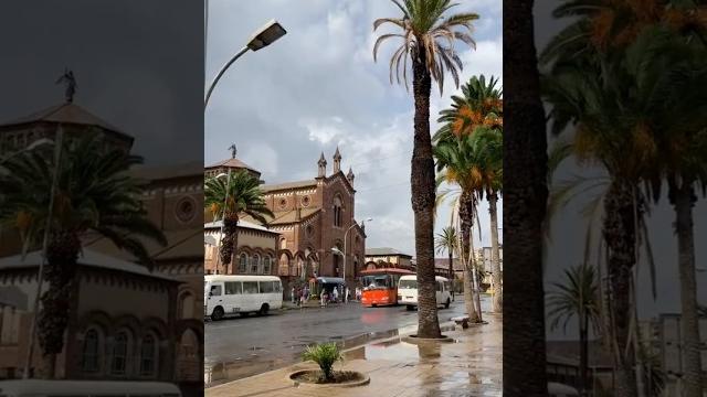 Asmara azmarina cathedrale godena harnet avenue beautiful roma in africa after rain weather Asmara azmarina cathedrale godena harnet avenue beautiful roma in africa after rain weather
