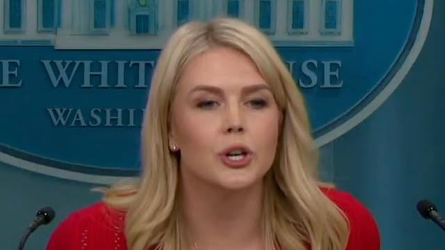 Karoline leavitt snaps as trump corruption called out Karoline leavitt snaps as trump corruption called out