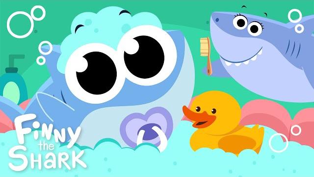 The baby in the bath | kids bath time routine song | finny the shark The baby in the bath | kids bath time routine song | finny the shark