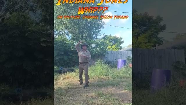 Indiana jones whip really works? Indiana jones whip really works?