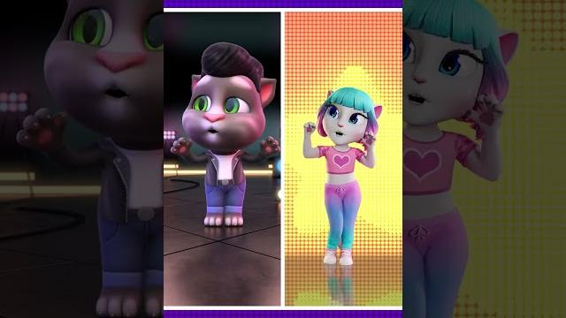 Shine together side by side! talking angela #shorts Shine together side by side! talking angela #shorts