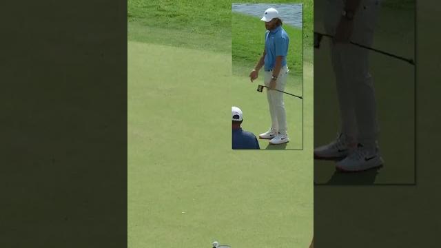 Tommy fleetwood's birdie putt drops on 18 Tommy fleetwood's birdie putt drops on 18