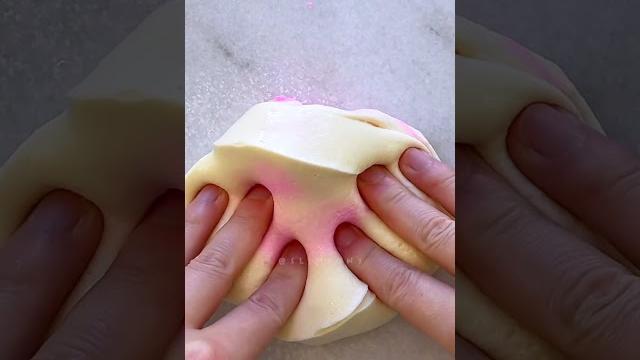 Cloud + slime mixing asmr pink & yellow ~ Cloud + slime mixing asmr pink & yellow ~