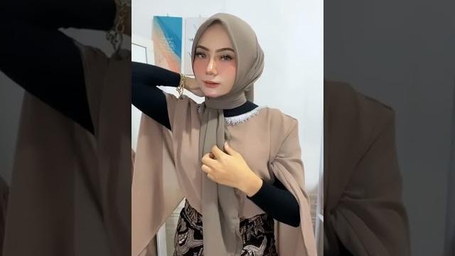Tutorial hijab segiempat kondangan terbaru Tutorial hijab segiempat kondangan terbaru