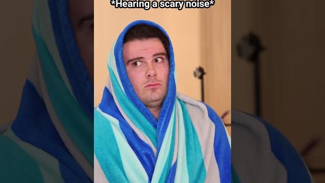 When you watch scary movies alone. When you watch scary movies alone.