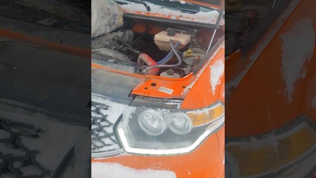 Уаз патриот на морозе выдавил масло Уаз патриот на морозе выдавил масло