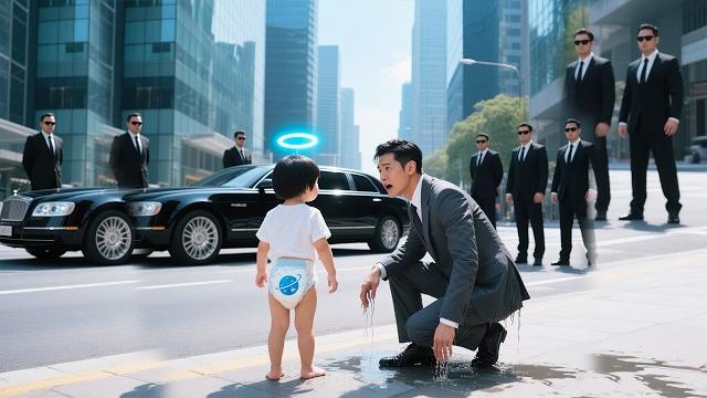 Genius baby pees on tycoon's face! shock: he's the bio-dad... steals 5 million in revenge! Genius baby pees on tycoon's face! shock: he's the bio-dad... steals 5 million in revenge!
