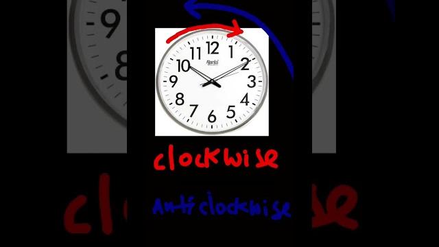 Clockwise and anticlockwise ? | math | Clockwise and anticlockwise ? | math |