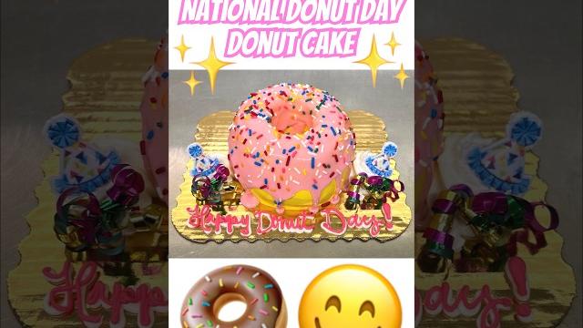 National donut day donut cake #throwback #nationaldonutday #donut #cake #cakeshorts #cakeideas #yt National donut day donut cake #throwback #nationaldonutday #donut #cake #cakeshorts #cakeideas #yt
