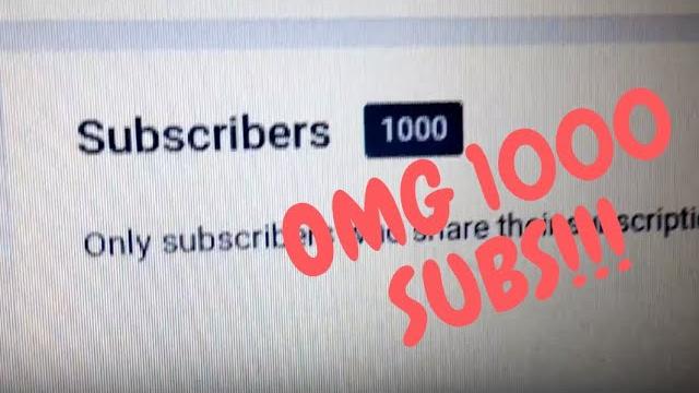 Ep 167 : gaining 1000 subscribers!!! Ep 167 : gaining 1000 subscribers!!!