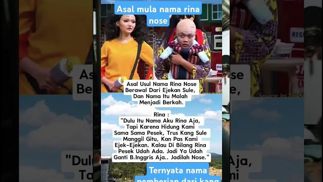 Nama pemberian kang sule #rinanose #sule #ovj #shortviral #fyp #fypdongggg #viralshort #viral Nama pemberian kang sule #rinanose #sule #ovj #shortviral #fyp #fypdongggg #viralshort #viral